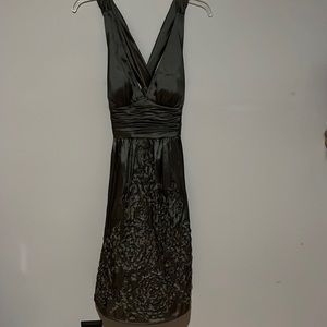 Cross-back cocktail dress